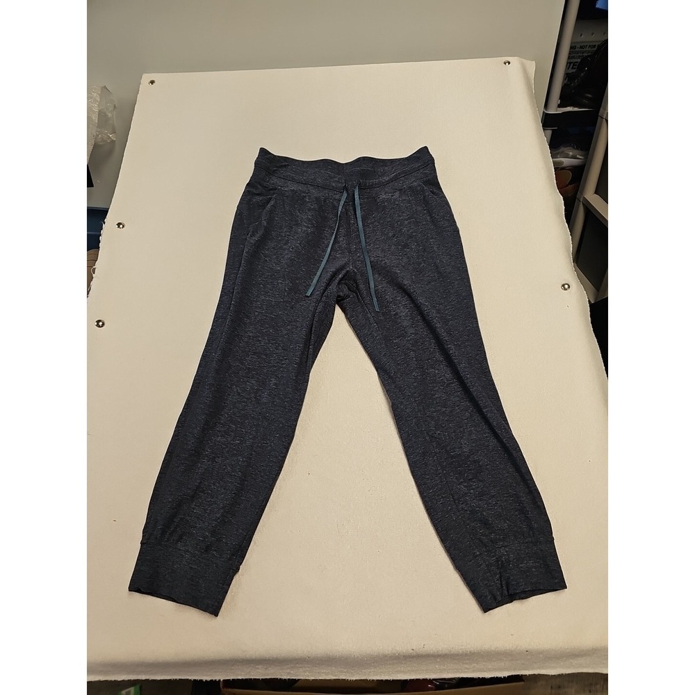 Lululemon Dance Studio Casual Mid Rise Wide Leg Jogger Pants Gray Womens Size 10